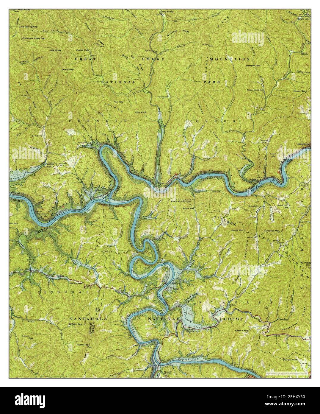 Judson, North Carolina, map 1940, 124000, United States of America by