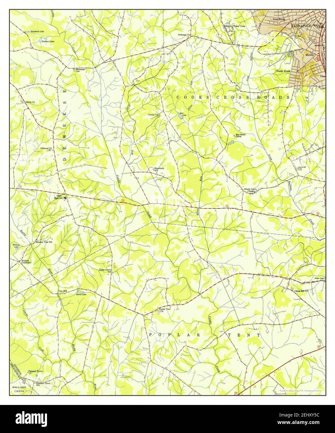 Kannapolis map Cut Out Stock Images & Pictures Alamy