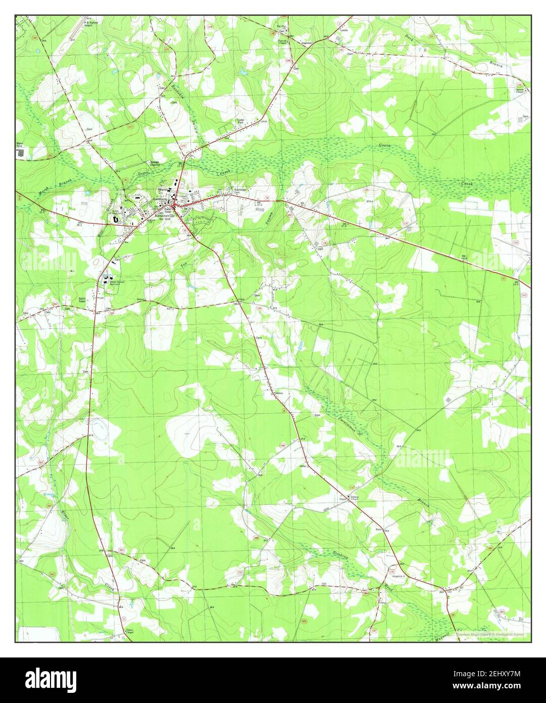 Kenansville, North Carolina, map 1980, 124000, United States of