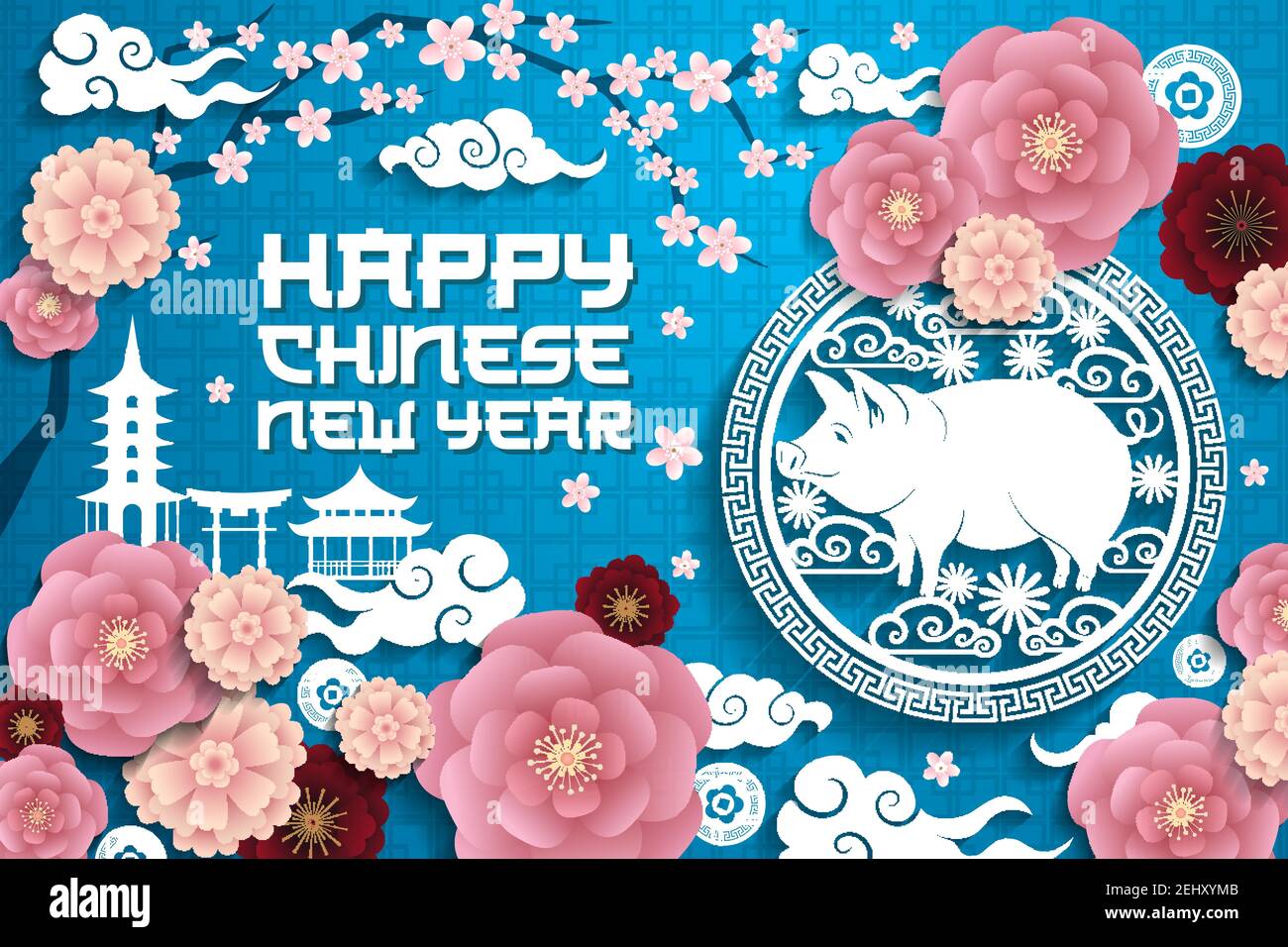 Temples flowers Stock Vector Images Alamy