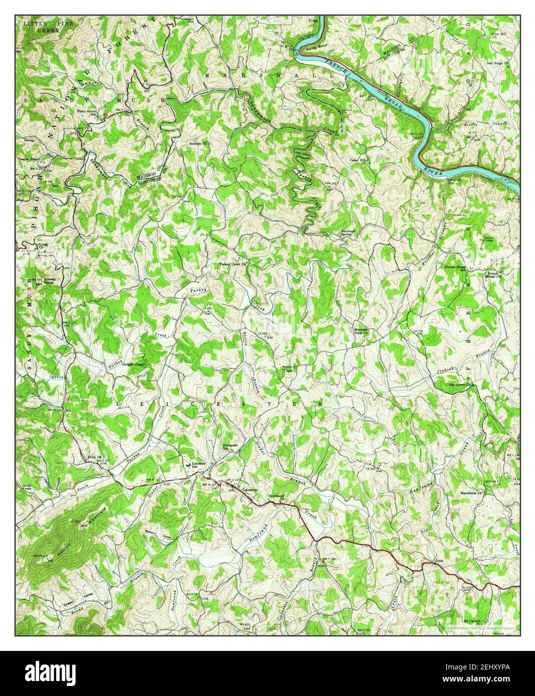 Old map leicester High Resolution Stock Photography and Images - Alamy