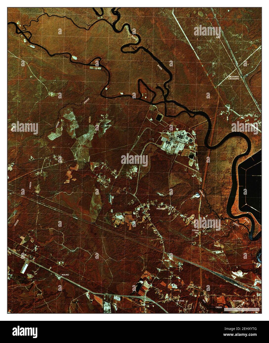 Leland, North Carolina, map 1980, 124000, United States of America by