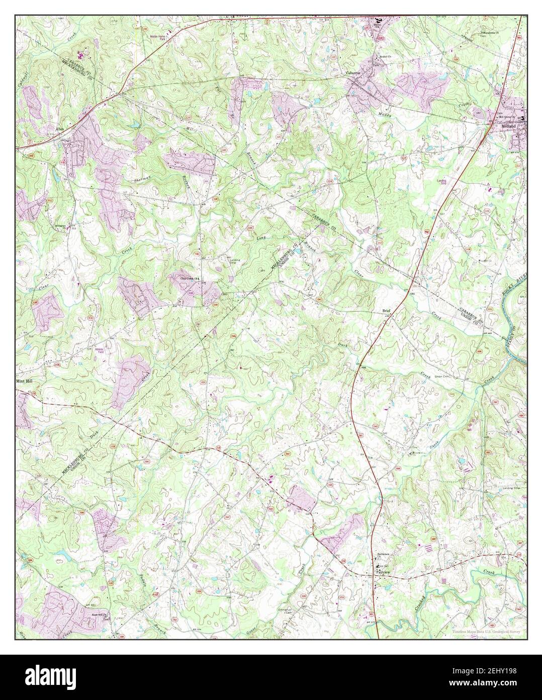 Midland, North Carolina, map 1993, 124000, United States of America by