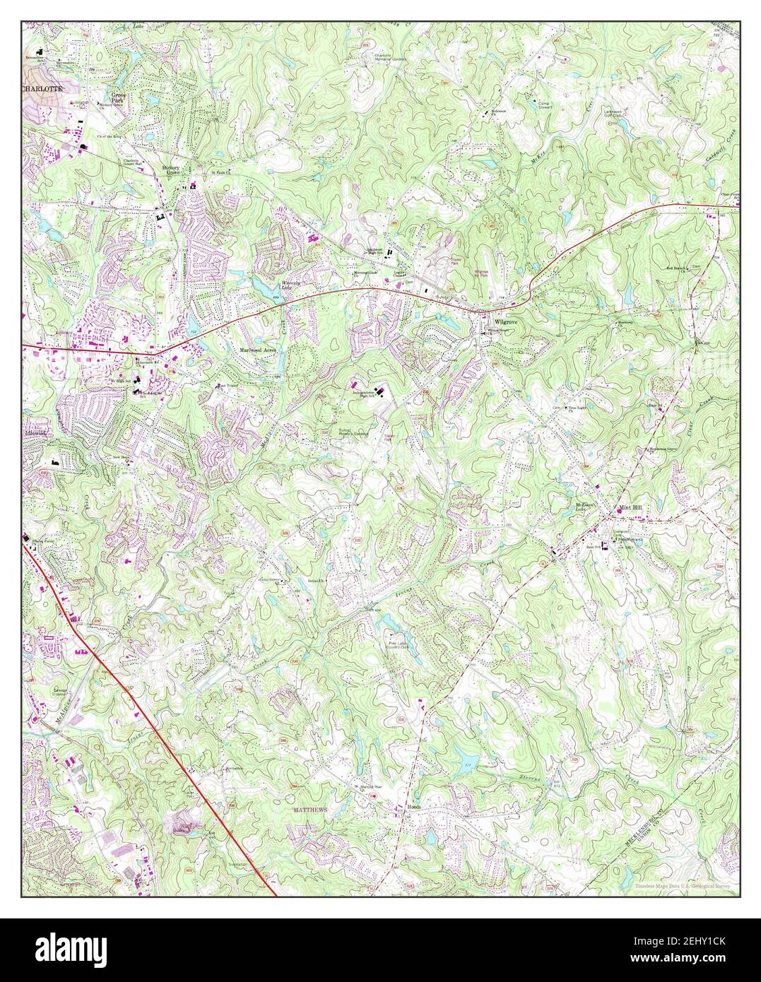 Mint Hill Nc Map Mint Hill, North Carolina, Map 1971, 1:24000, United States Of America By  Timeless Maps, Data U.s. Geological Survey Stock Photo - Alamy