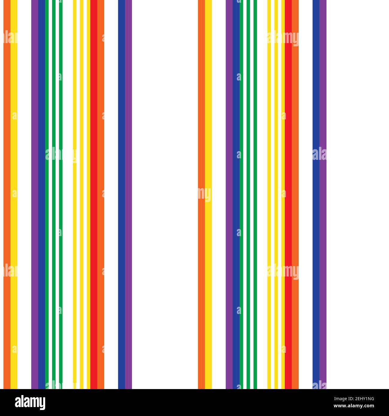 Rainbow vertical striped seamless pattern background suitable for ...