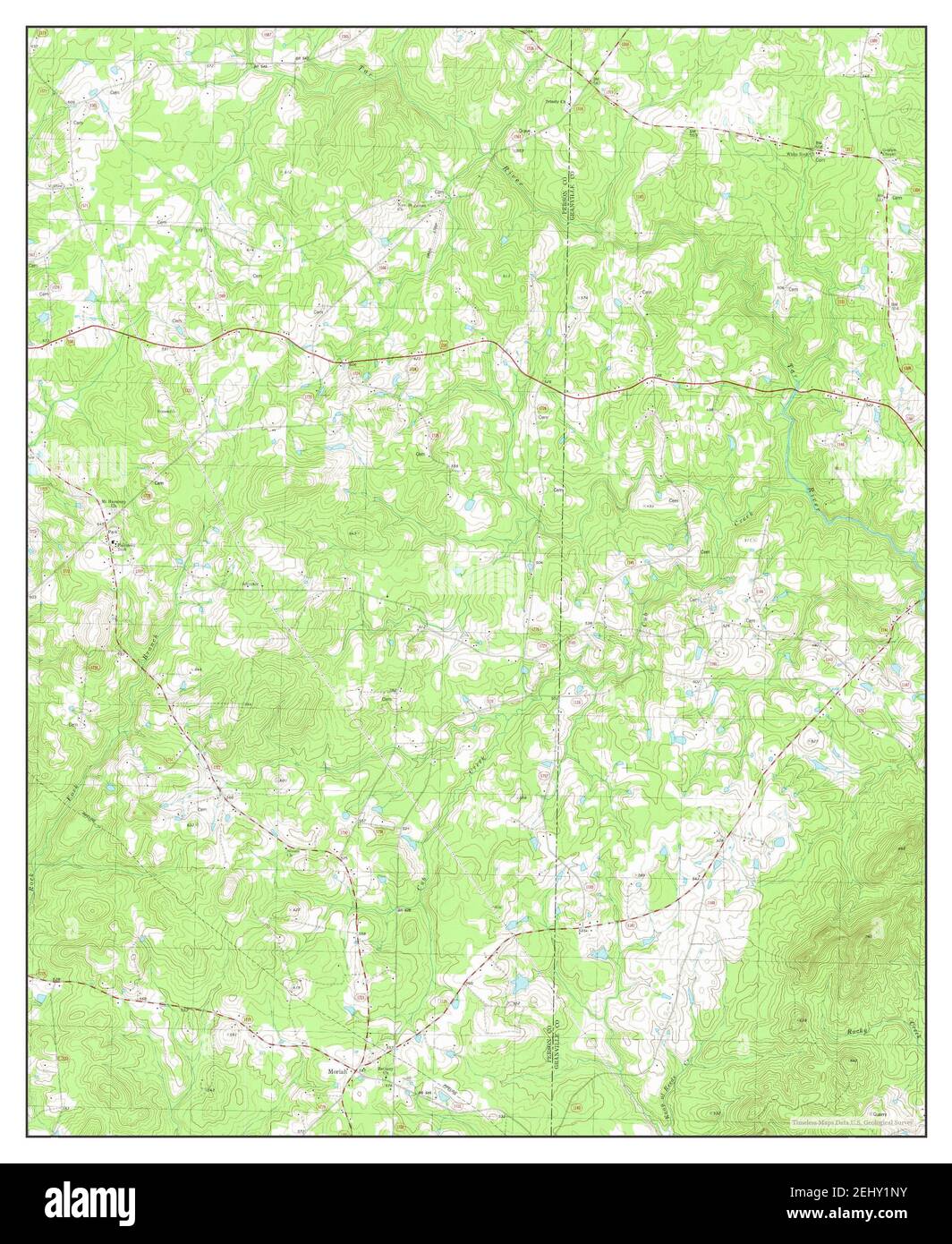 Moriah, North Carolina, map 1981, 124000, United States of America by