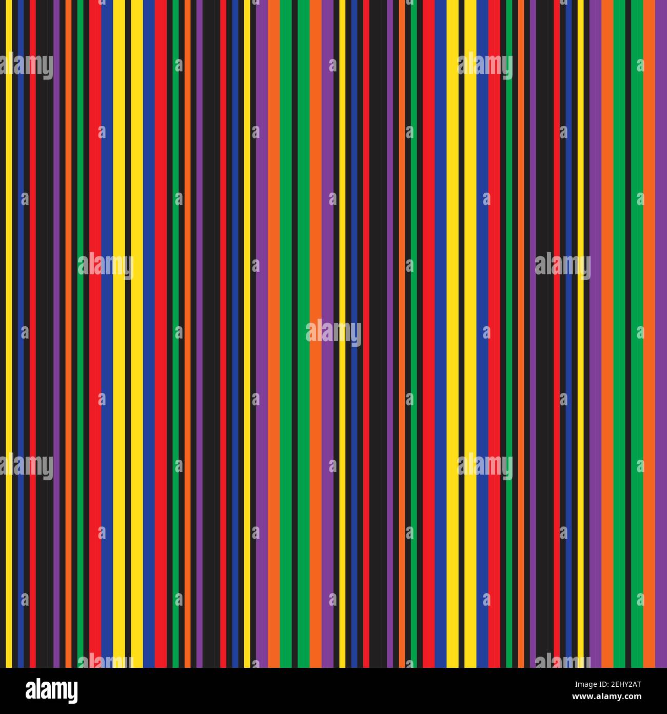 Rainbow vertical striped seamless pattern background suitable for ...
