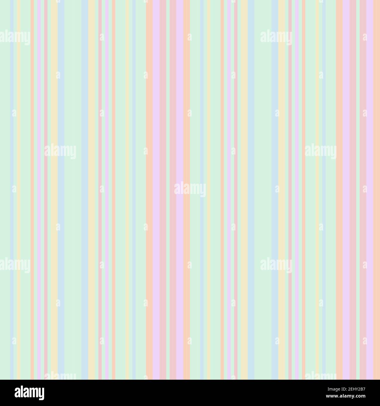 Rainbow Pastel vertical striped seamless pattern background suitable ...