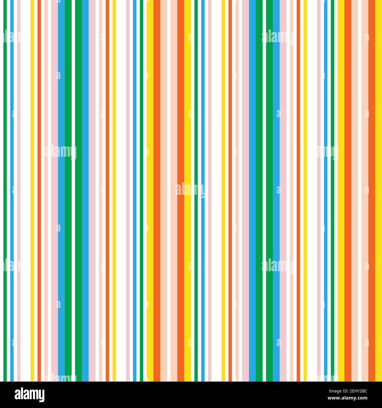 Rainbow Pastel vertical striped seamless pattern background suitable ...