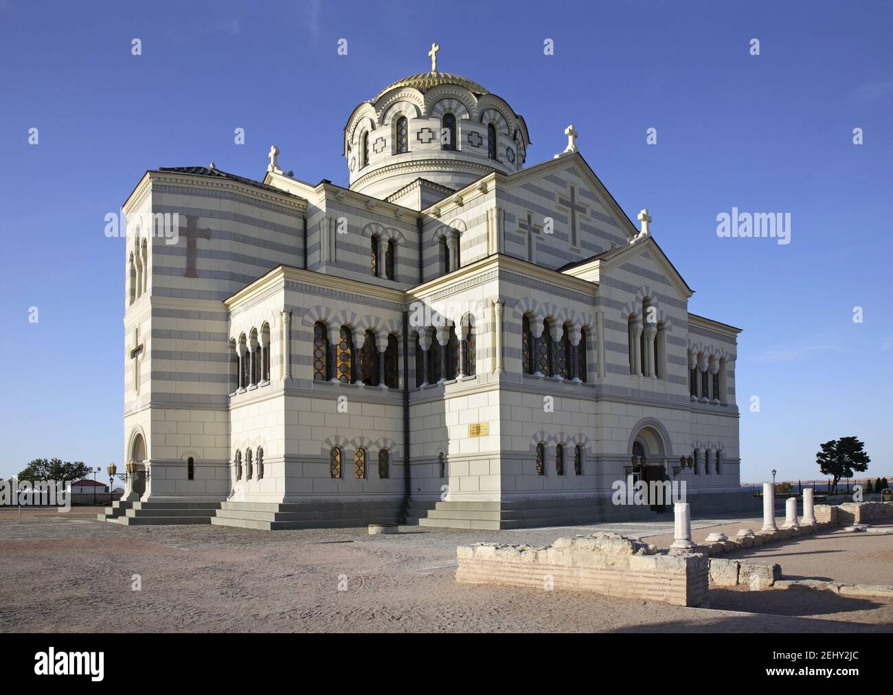 St. Vladimir's Cathedral in Chersonesus. Ukraine Stock Photo