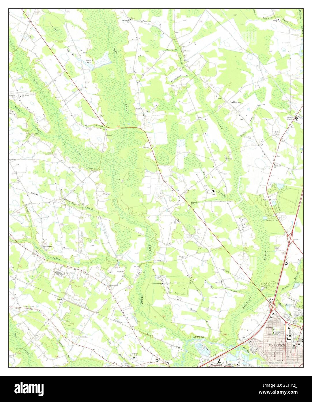 Map of lumberton hires stock photography and images Alamy