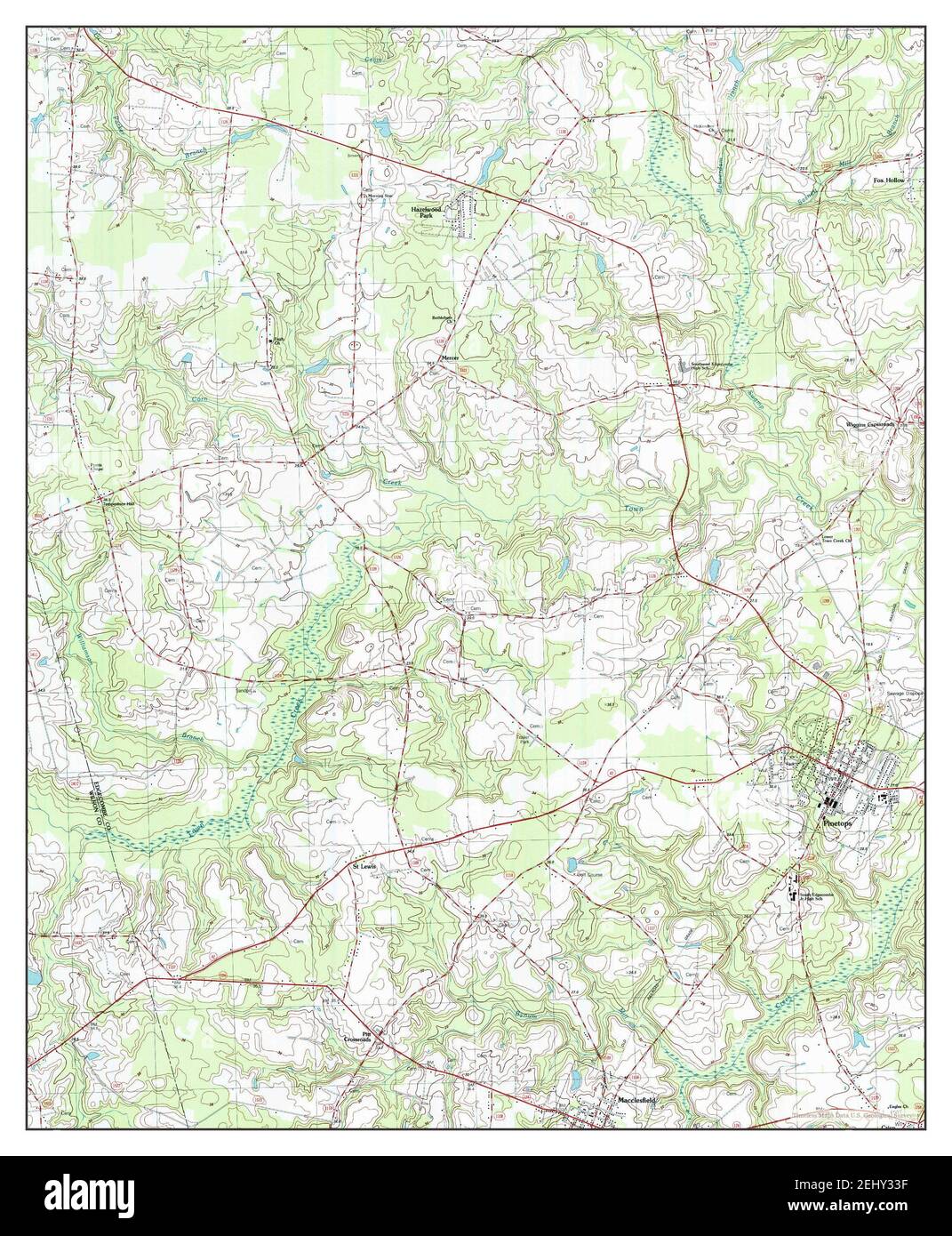 North Carolina, map 1997, 124000, United States of America by Timeless Maps, data U.S