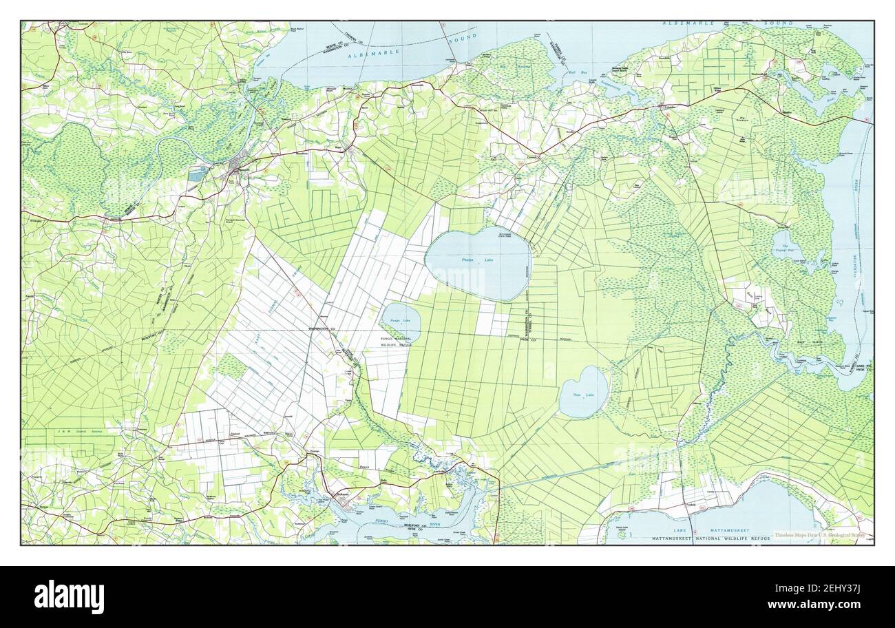 Plymouth, North Carolina, map 1985, 1100000, United States of America