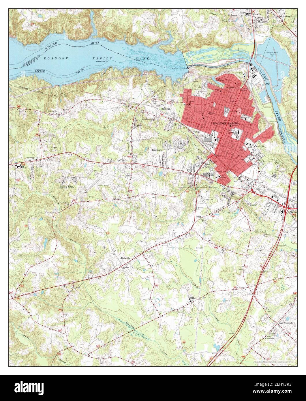Roanoke Rapids Nc Map Roanoke Rapids, North Carolina, Map 1974, 1:24000, United States Of America  By Timeless Maps, Data U.s. Geological Survey Stock Photo - Alamy