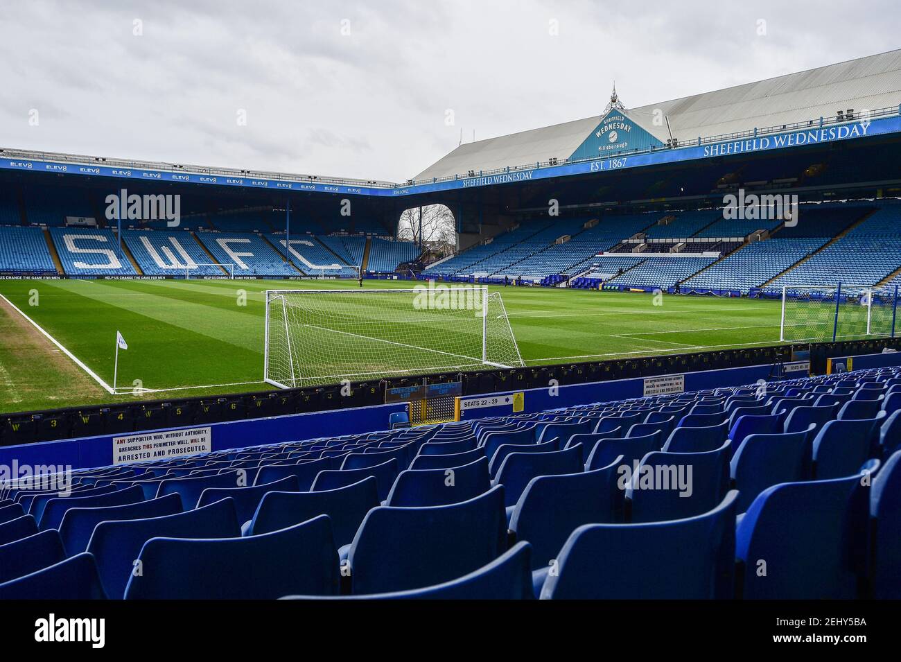 General view, Hillsborough Stadium, Sheffield. in Sheffield, UK on 2/13 ...