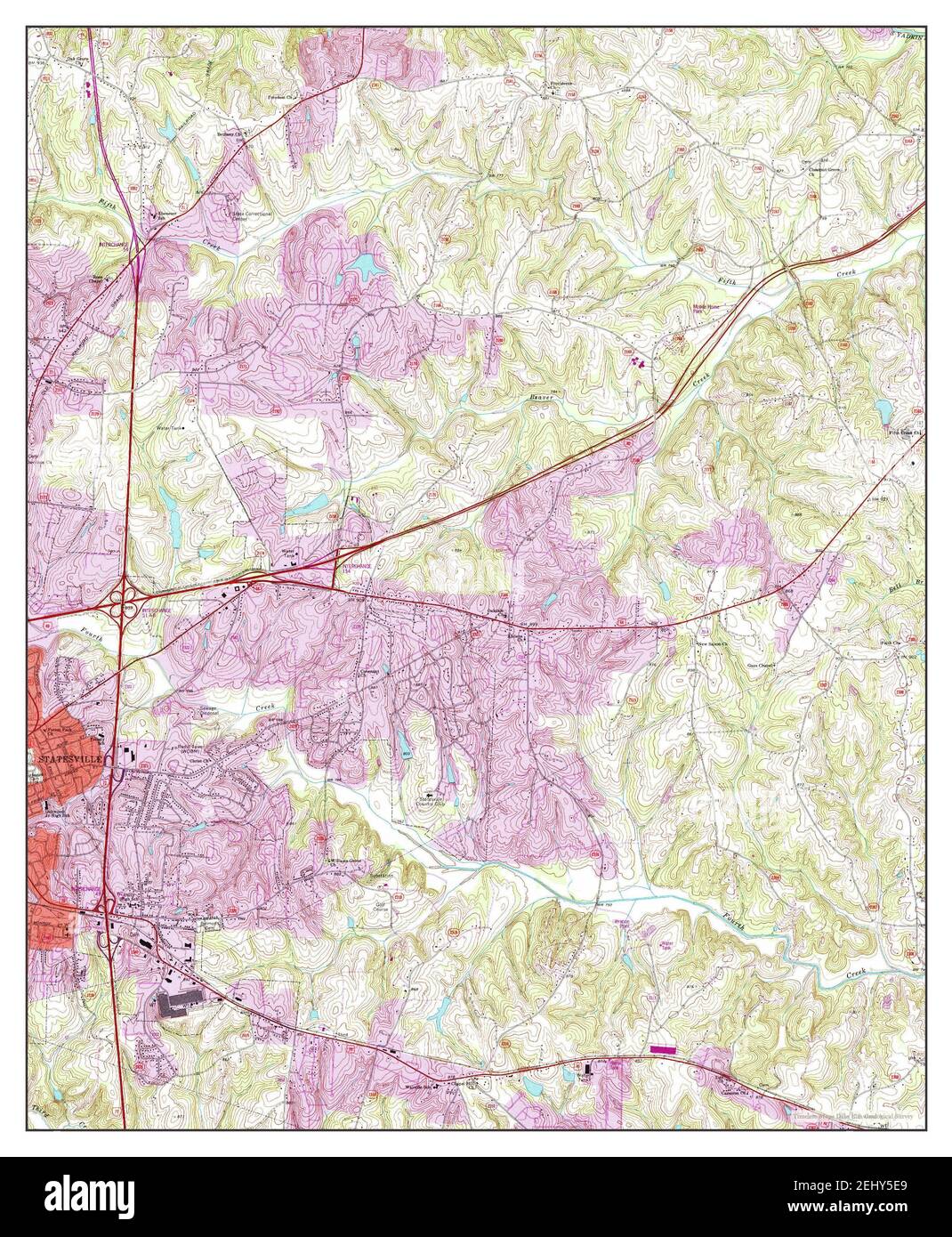 Map Of Statesville Hi Res Stock Photography And Images Alamy