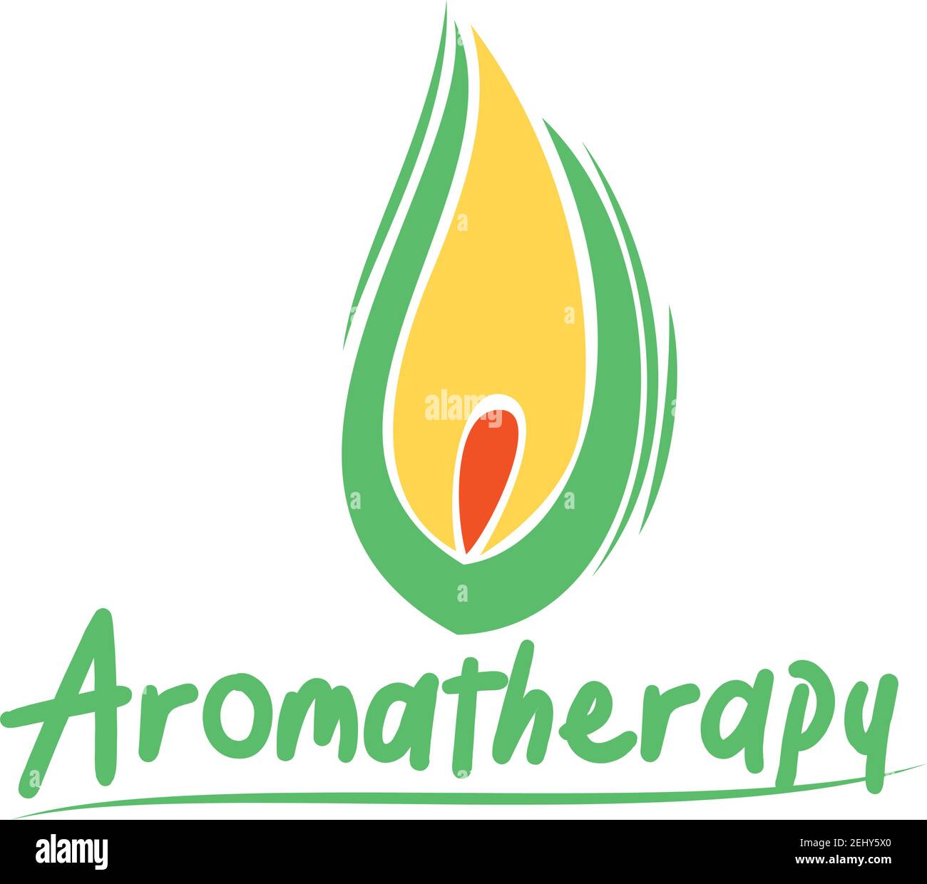essential oil aromatherapy isolated on white background. vector illustration Stock Vector