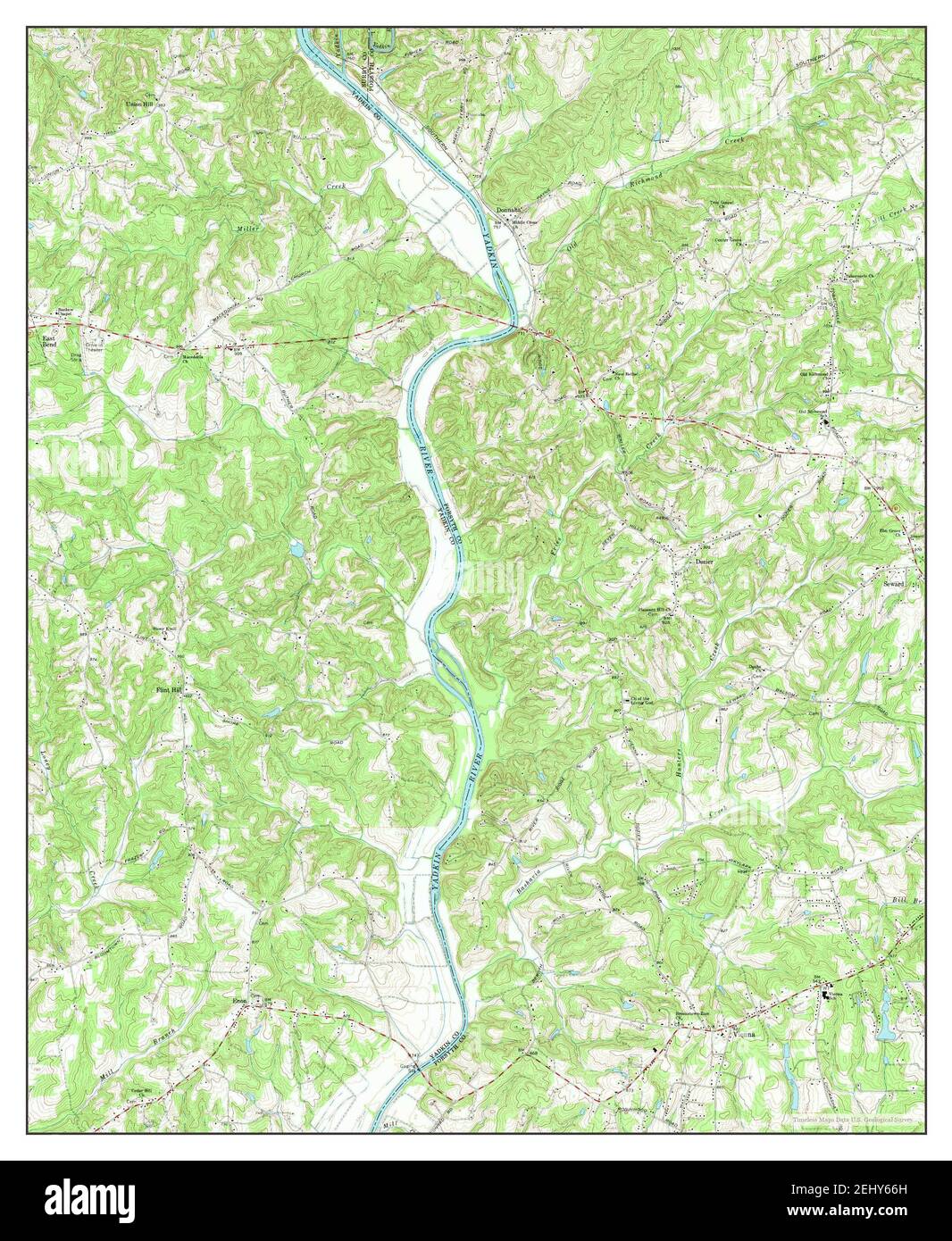 Vienna, North Carolina, map 1968, 124000, United States of America by