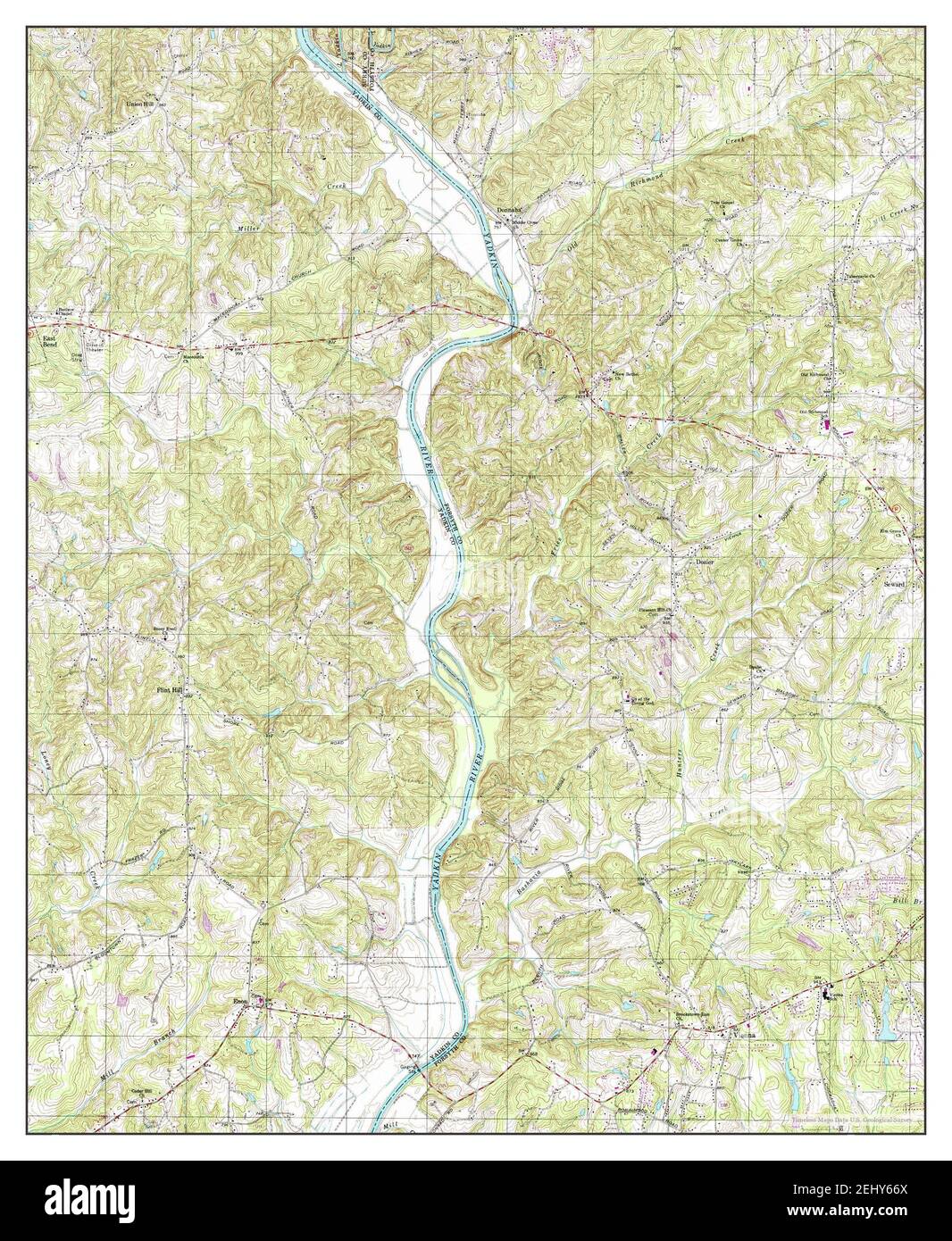 Vienna, North Carolina, map 1997, 124000, United States of America by