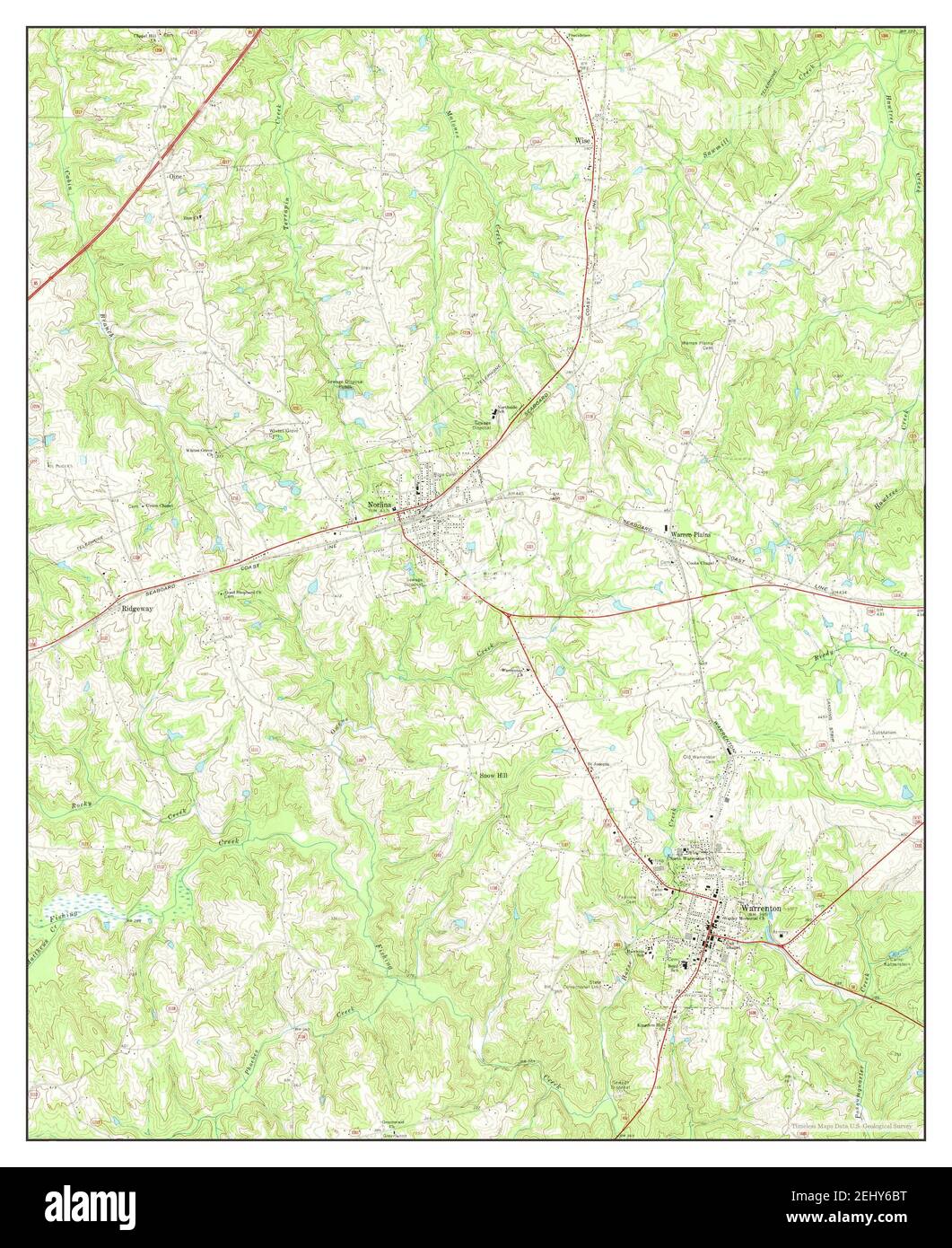 Map of warrenton Cut Out Stock Images & Pictures Alamy