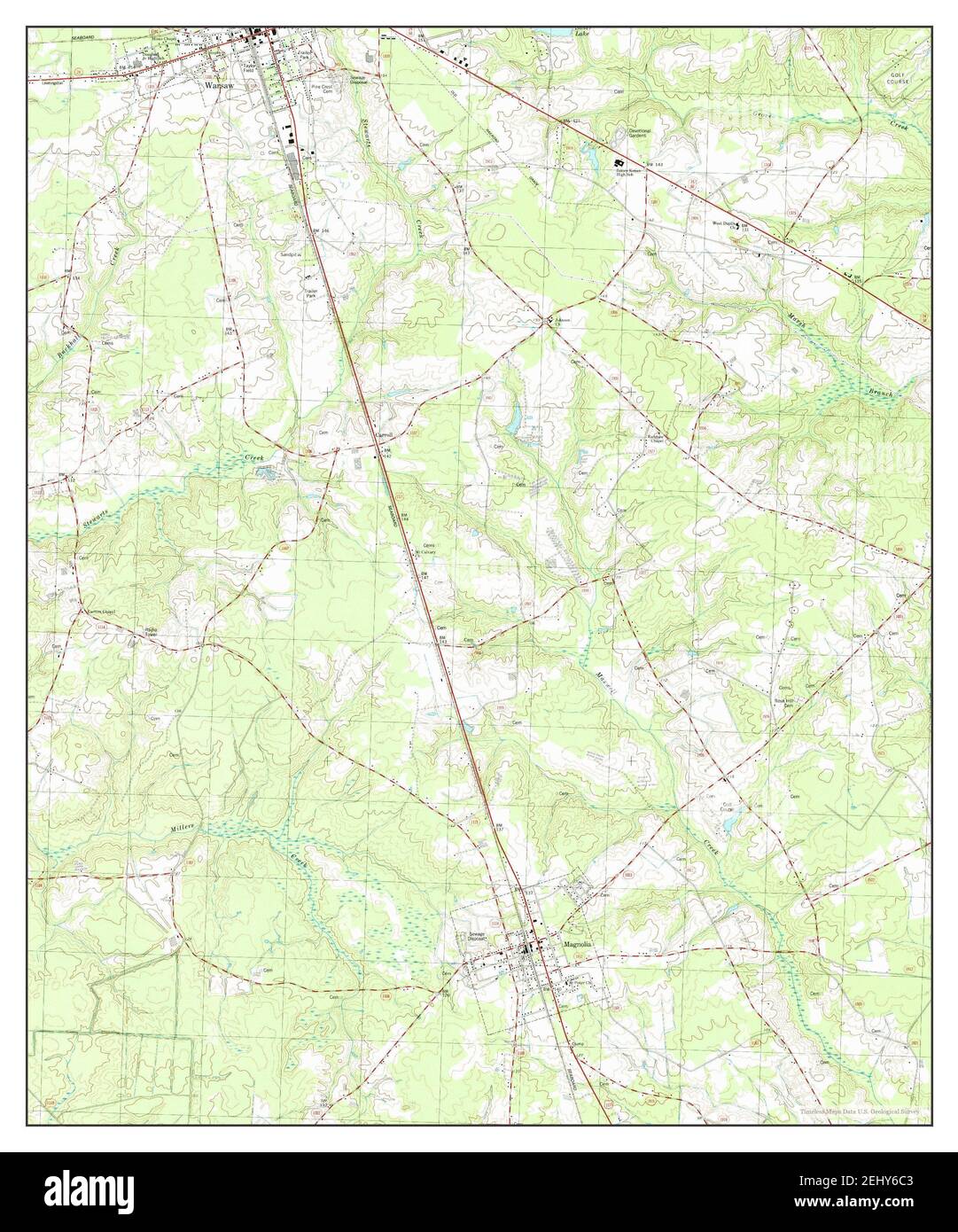 Warsaw south carolina map hires stock photography and images Alamy