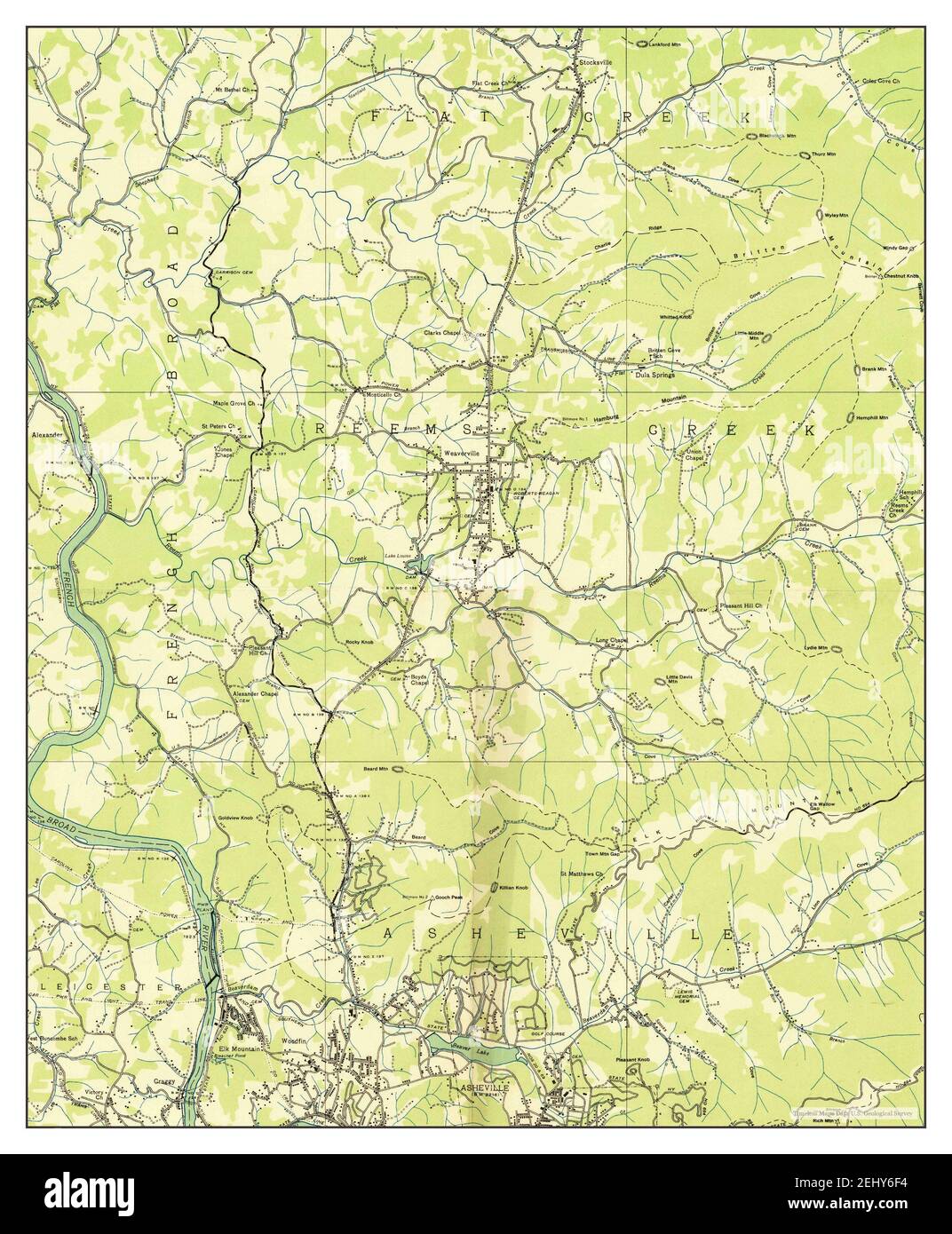 Map of weaverville hires stock photography and images Alamy