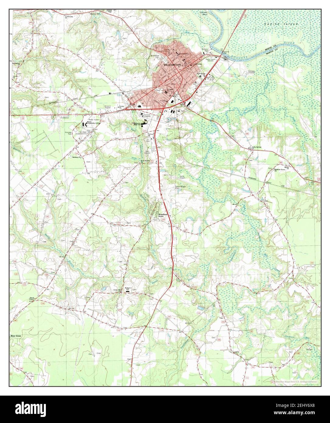 Map of williamston hires stock photography and images Alamy