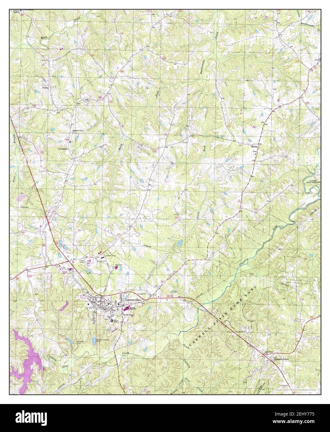 Yanceyville, North Carolina, map 2002, 124000, United States of