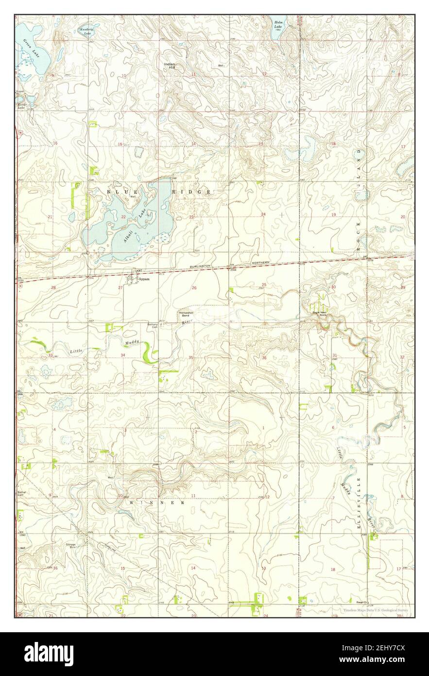 Appam, North Dakota, map 1977, 1:24000, United States of America by Timeless Maps, data U.S. Geological Survey Stock Photo