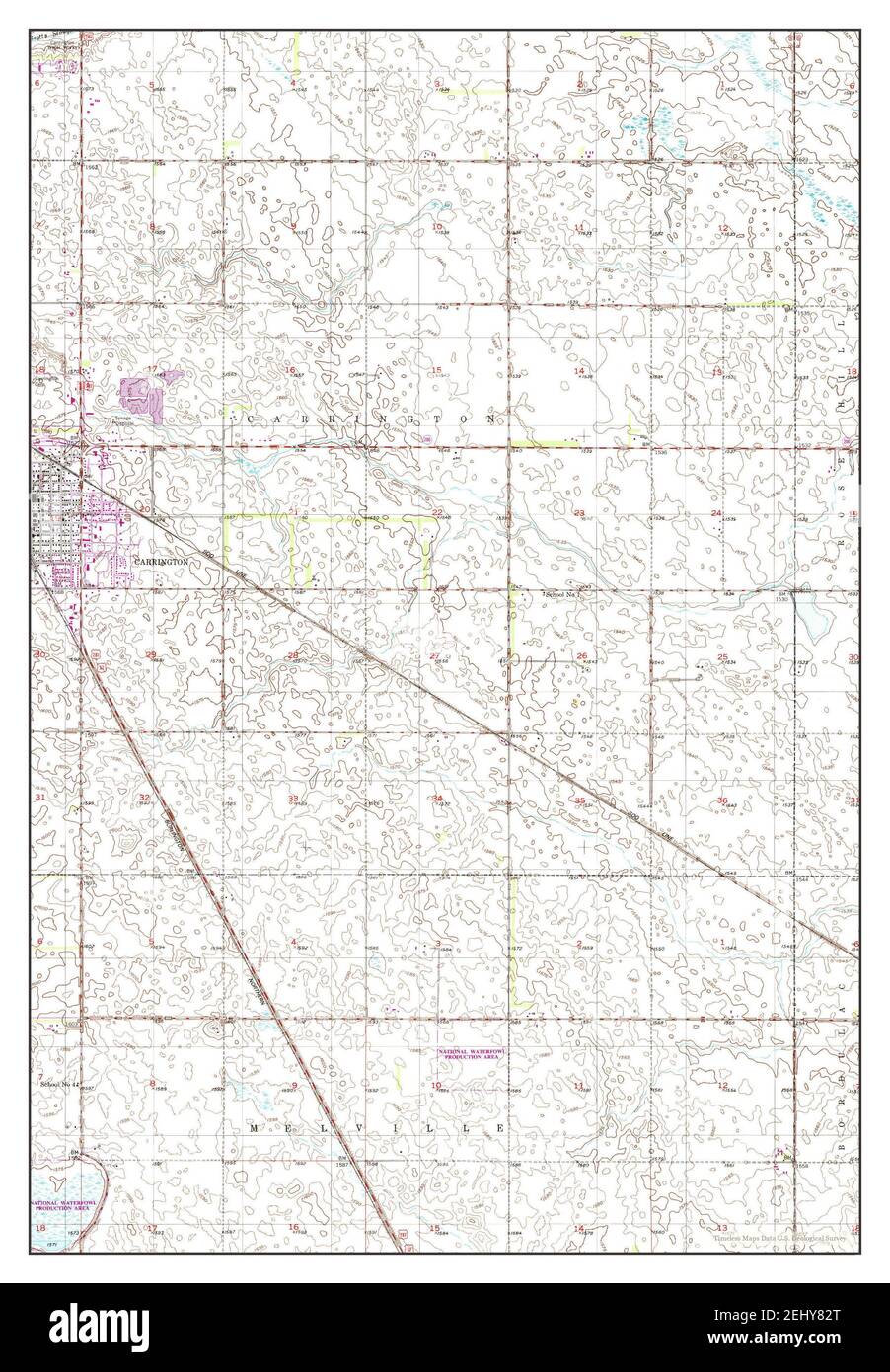 Carrington north dakota map Cut Out Stock Images & Pictures Alamy