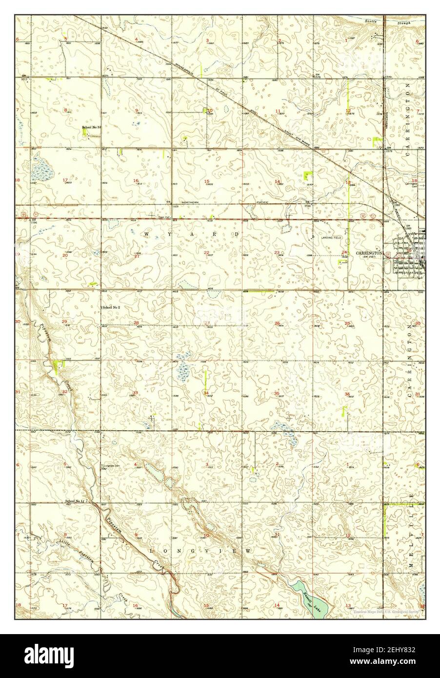 Map of carrington hires stock photography and images Alamy