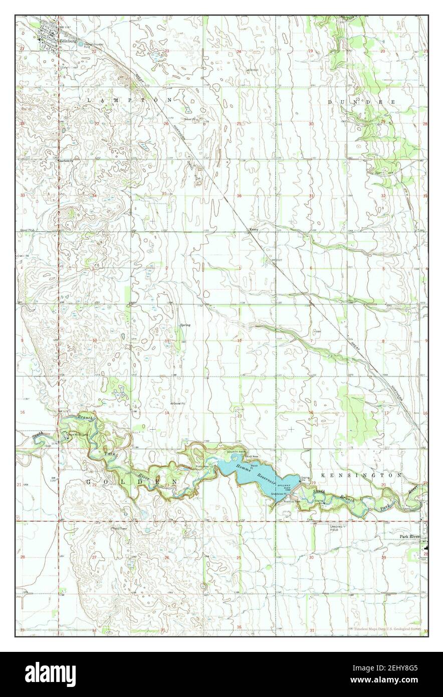 Map of edinburg north dakota hires stock photography and images Alamy