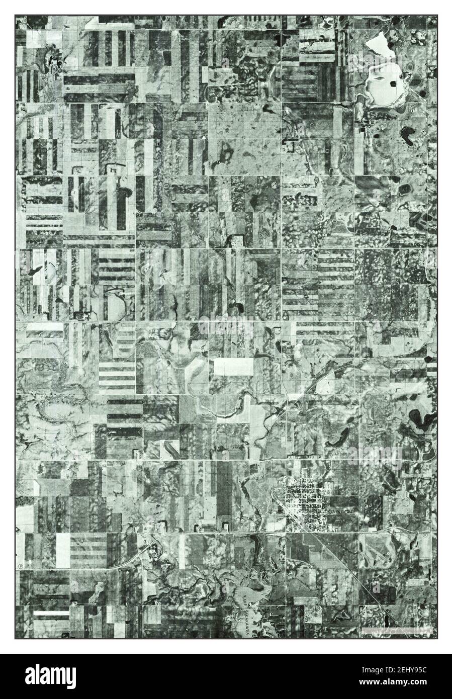 Garrison NW, North Dakota, map 1974, 124000, United States of America