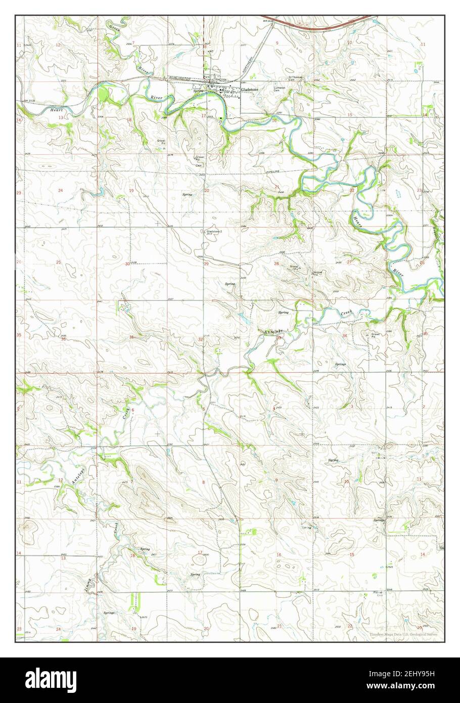 Gladstone North Dakota Map North Dakota Street Cut Out Stock Images & Pictures - Page 2 - Alamy