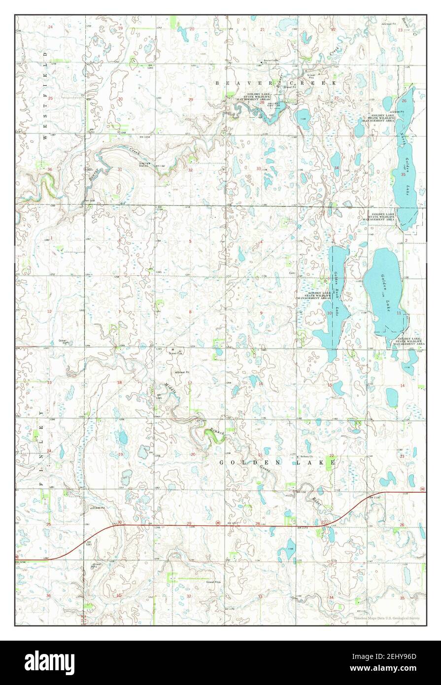 Map of golden lake hires stock photography and images Alamy