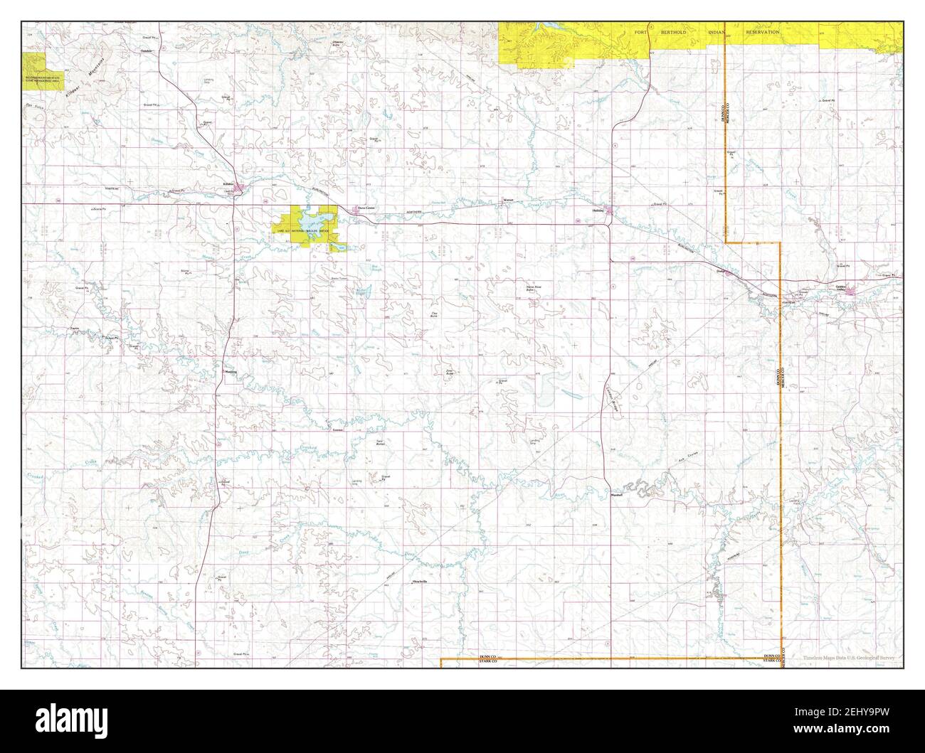 Killdeer north dakota map hires stock photography and images Alamy