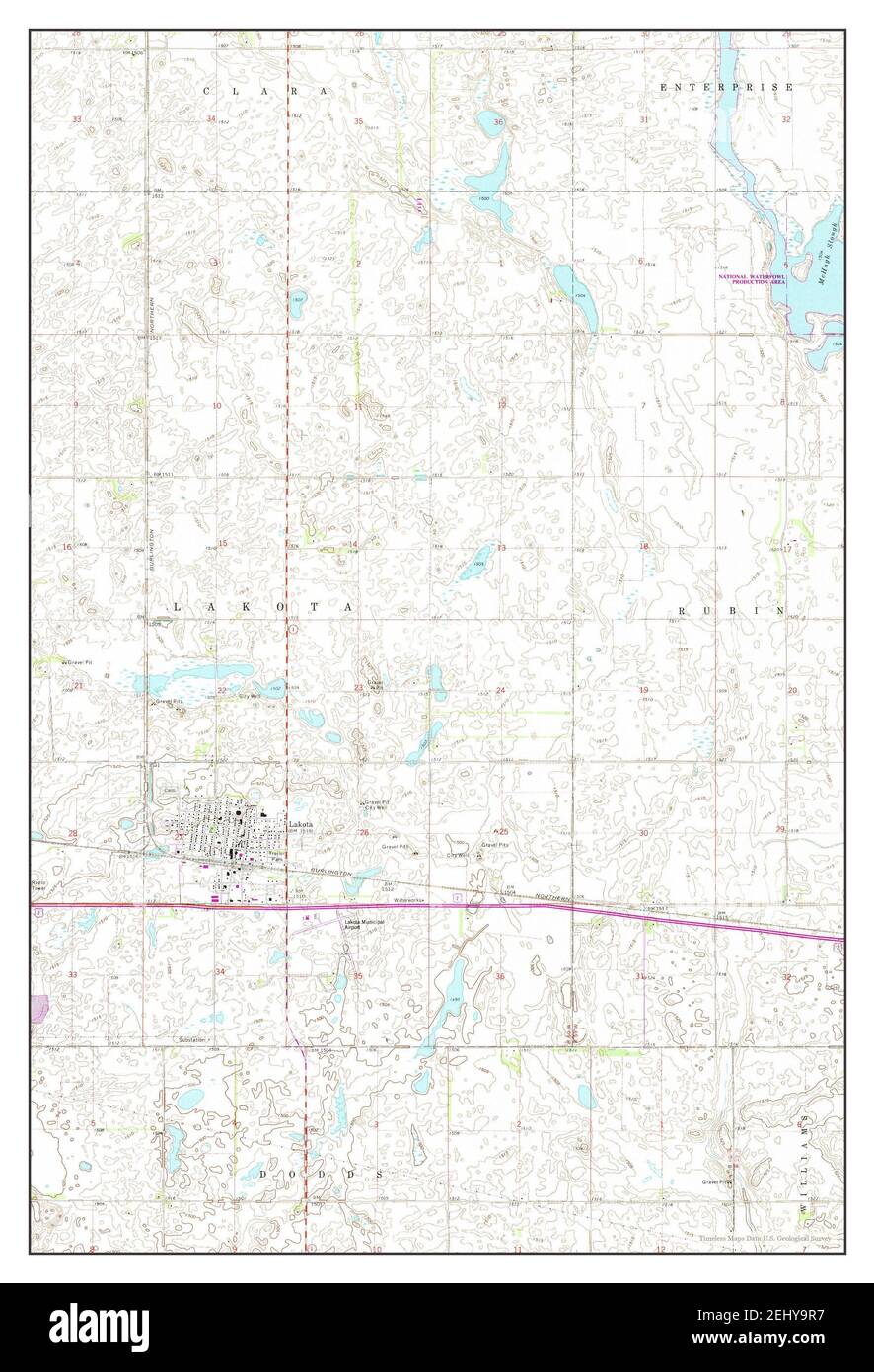 Map of lakota north dakota Cut Out Stock Images & Pictures Alamy