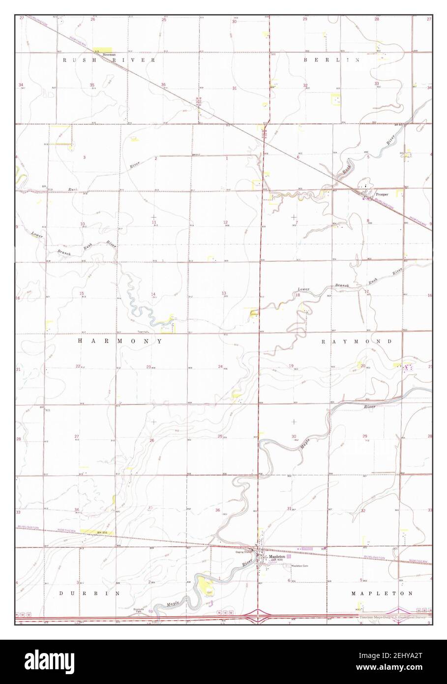 Mapleton map hires stock photography and images Alamy