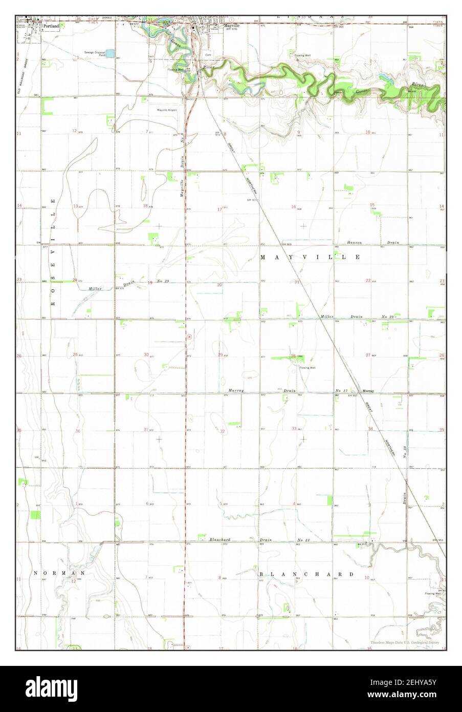Map of mayville hires stock photography and images Alamy