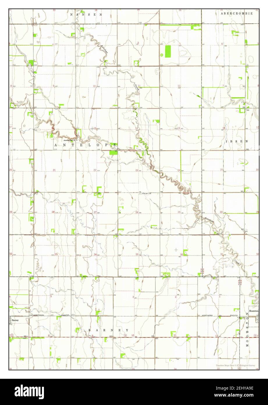 Map of mooreton north dakota hires stock photography and images Alamy
