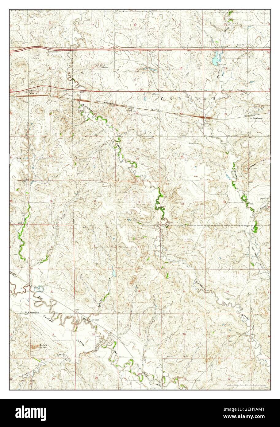 North Almont North Dakota map - North Almont North Dakota Map 1960 124000 United States Of America By Timeless Maps Data Us Geological Survey 2EHYAM1 