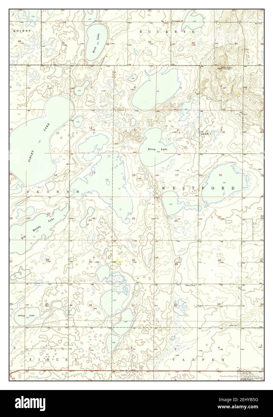 Map of tappen north dakota Cut Out Stock Images & Pictures Alamy