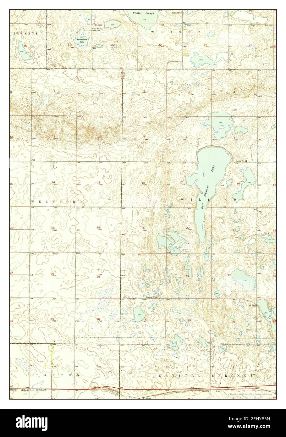 Tappen north dakota map hires stock photography and images Alamy