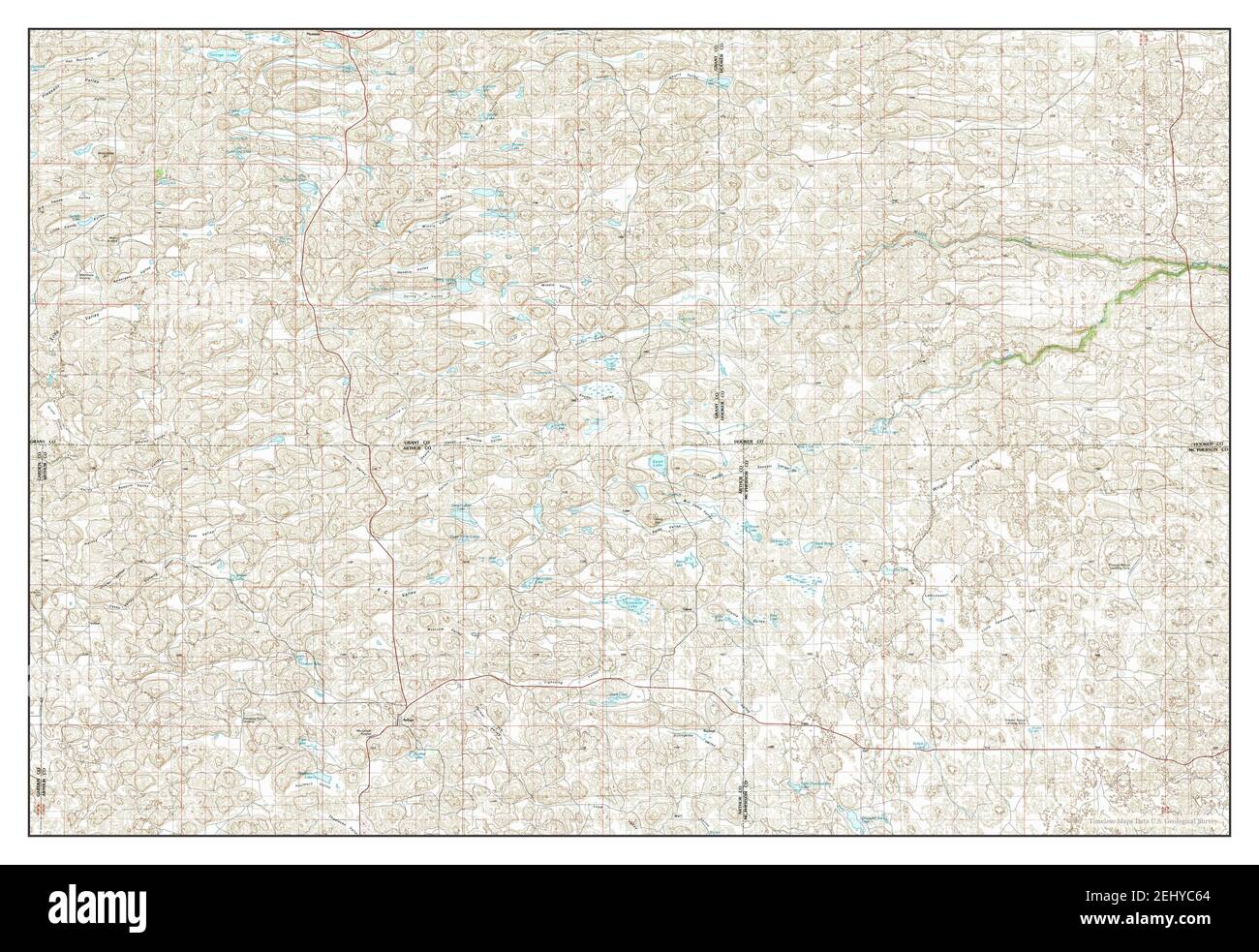 Arthur, Nebraska, map 1985, 1100000, United States of America by