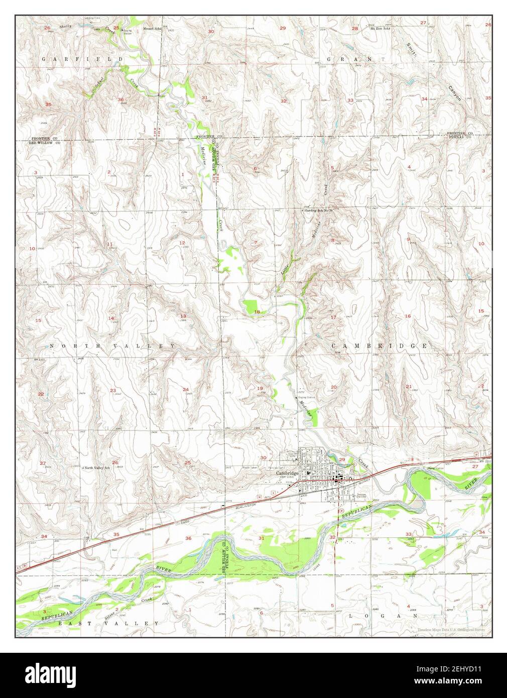 Cambridge nebraska map Cut Out Stock Images & Pictures Alamy