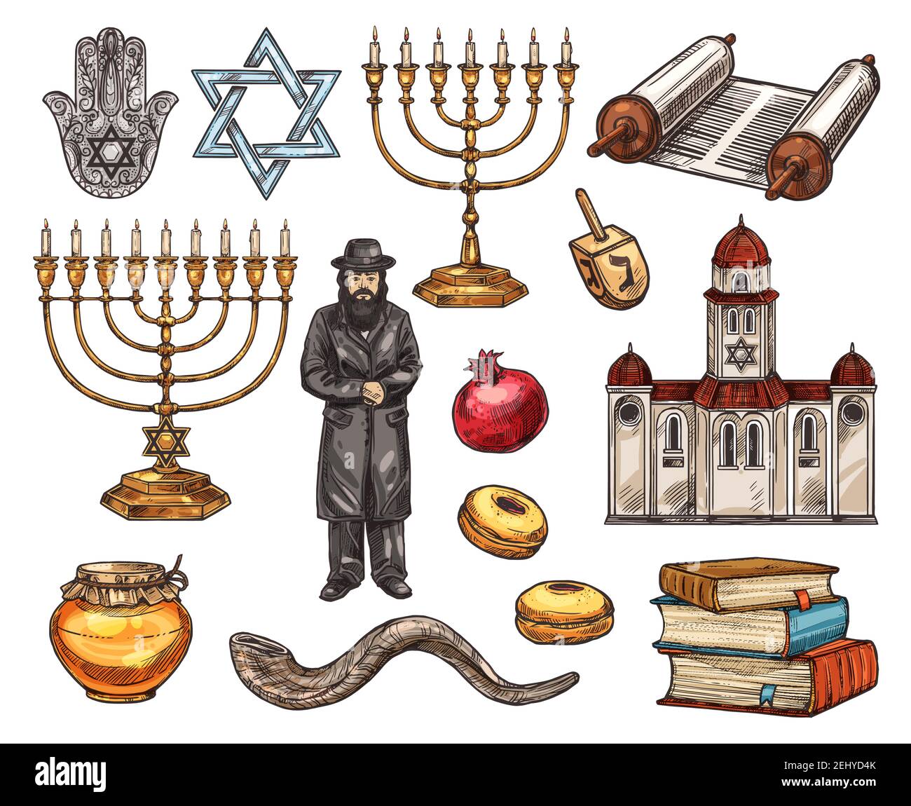 Jewish orthodox community Stock Vector Images - Alamy