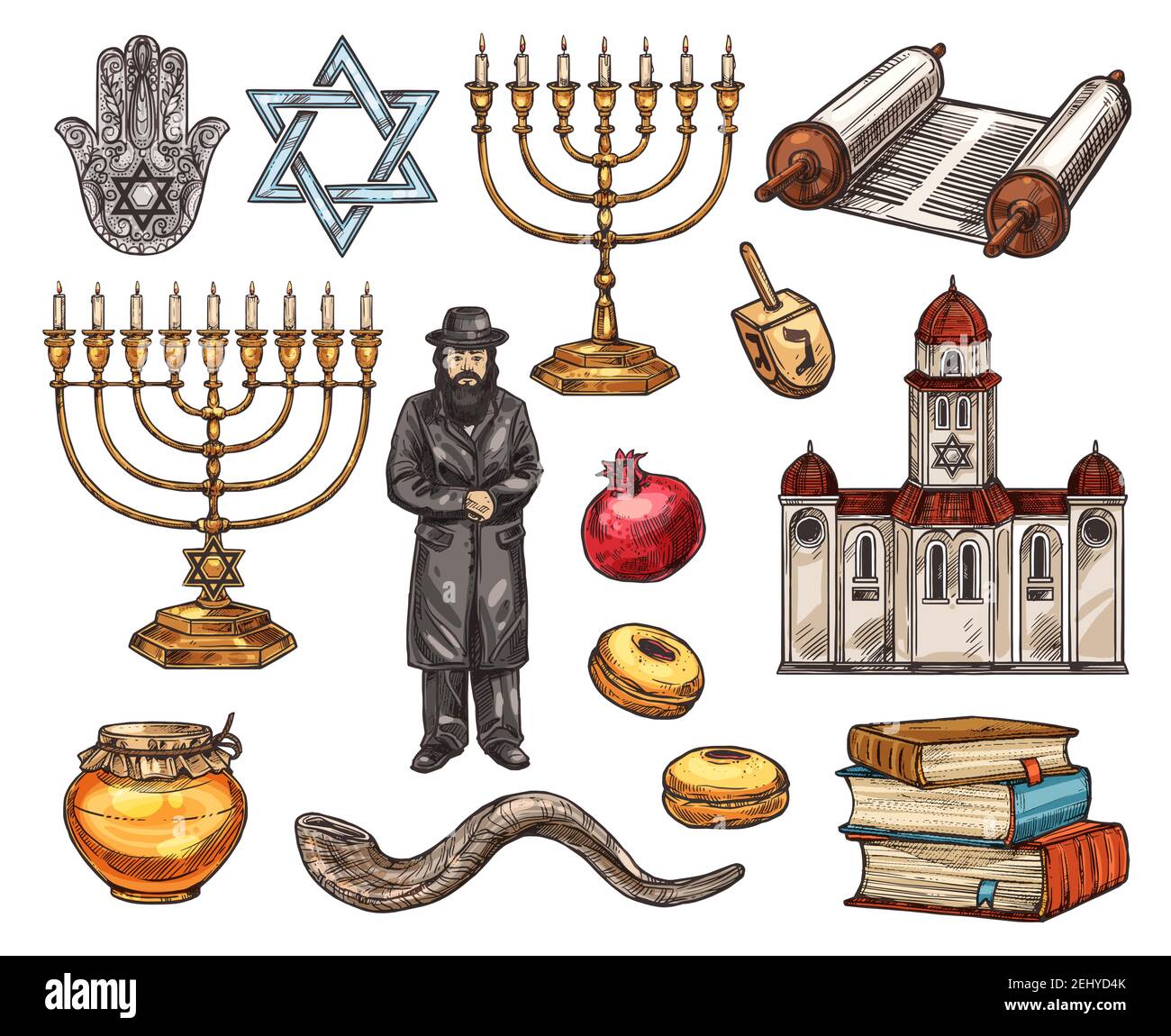 Jewish Orthodox Community Stock Vector Images Alamy jewish-religious-symbols-and-their-meaning
