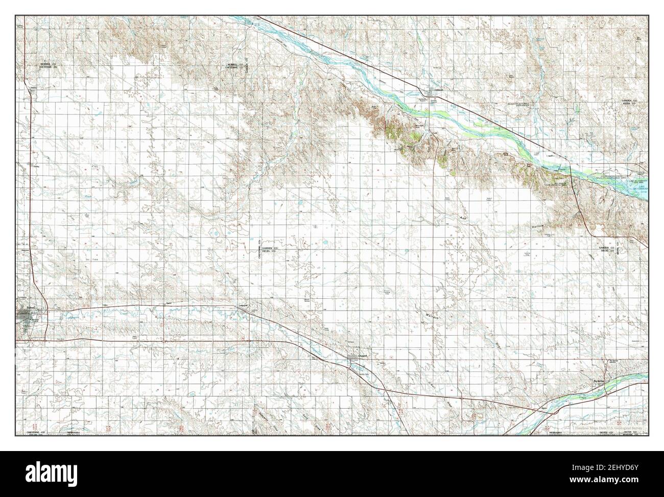 Map of chappell nebraska Cut Out Stock Images & Pictures Alamy