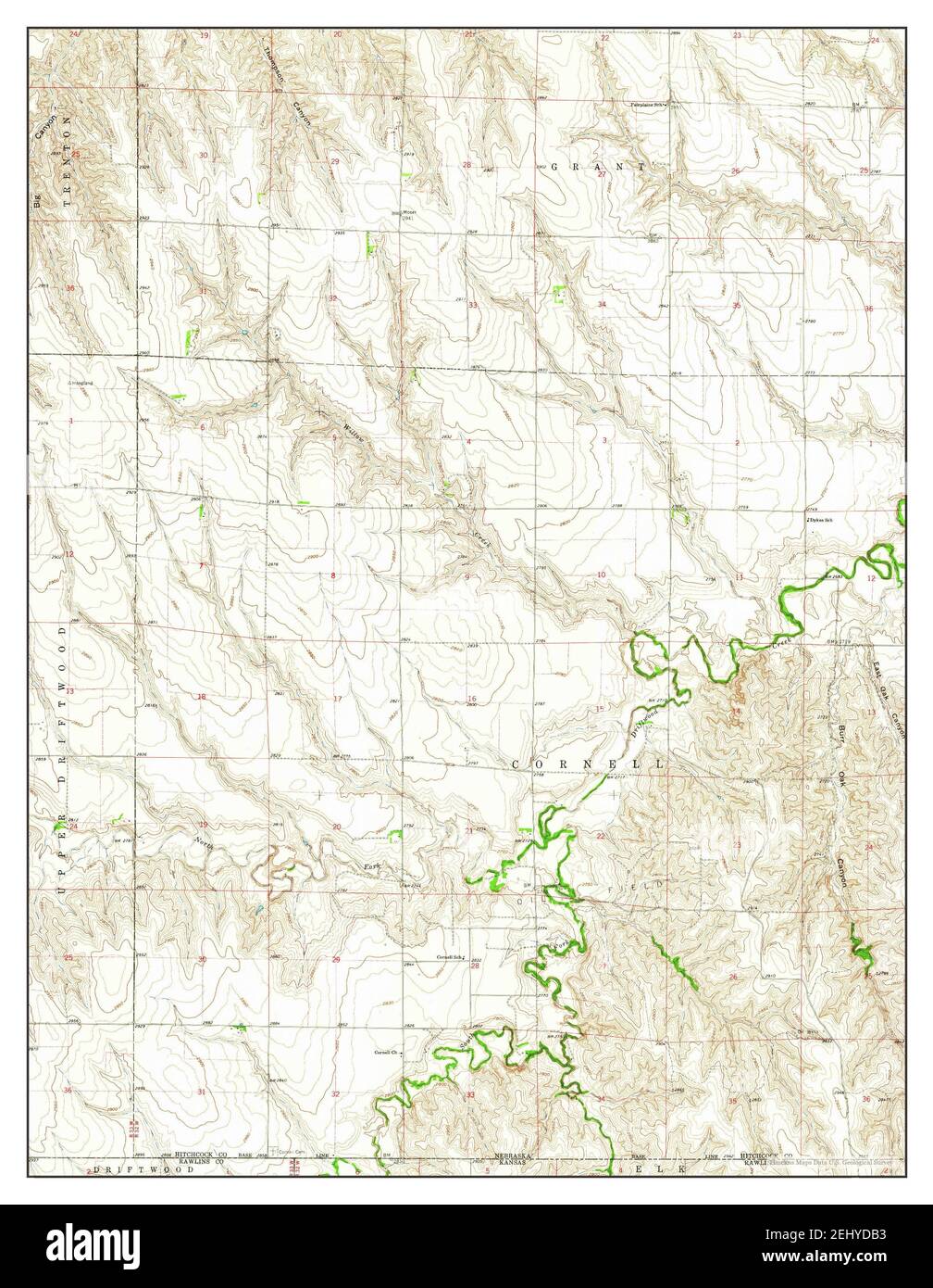 Map of culbertson hires stock photography and images Alamy