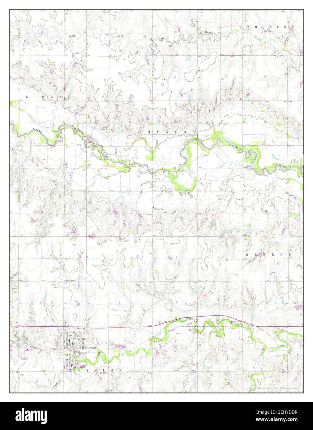 Deshler nebraska map Cut Out Stock Images & Pictures Alamy
